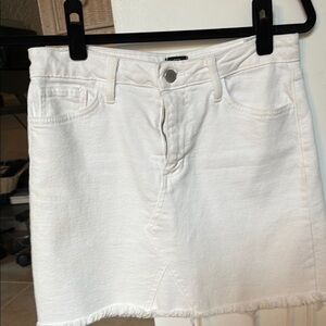 Just Black Cream Mini Pencil Skirt Casual